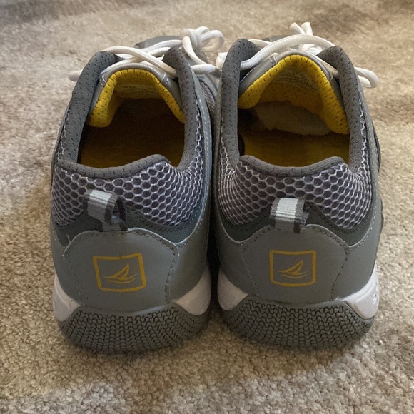 Sperry Men’s Gray Sailing Boat shoe tennis shoes size 13M BNWOB see Photos - Picture 11 of 11